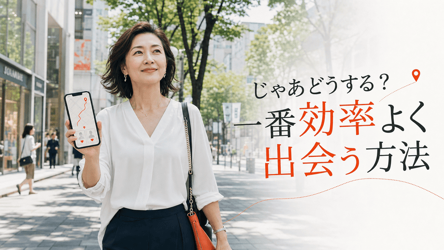 じゃあどうする？一番効率よく出会う方法